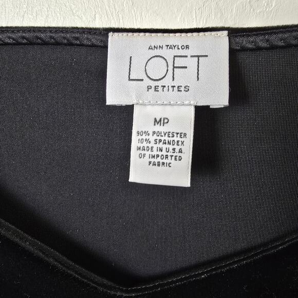 Vtg Black Velvet Top Whimiscal Dark Fairy Gothic Holiday Shimmer Whimisygoth MP - Picture 5 of 13